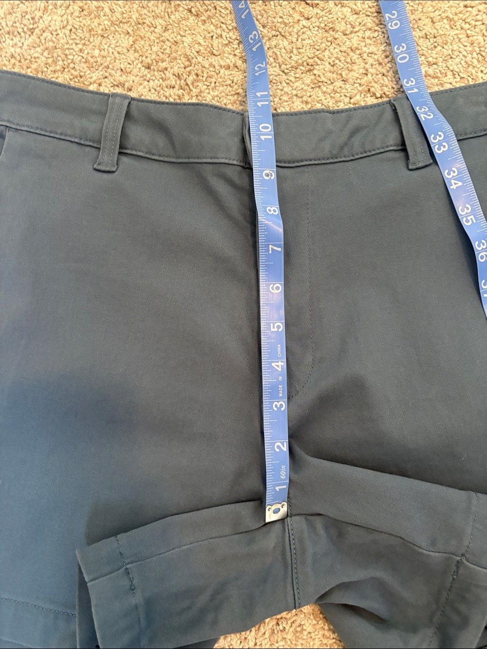 Banana Republic Blue Casual Shorts size 8, like new - Picture 7 of 8